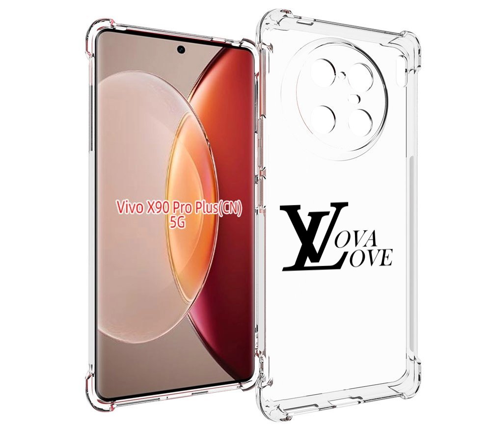 

Чехол MyPads Лова-лове для Vivo X90 Pro Plus, Прозрачный, Tocco