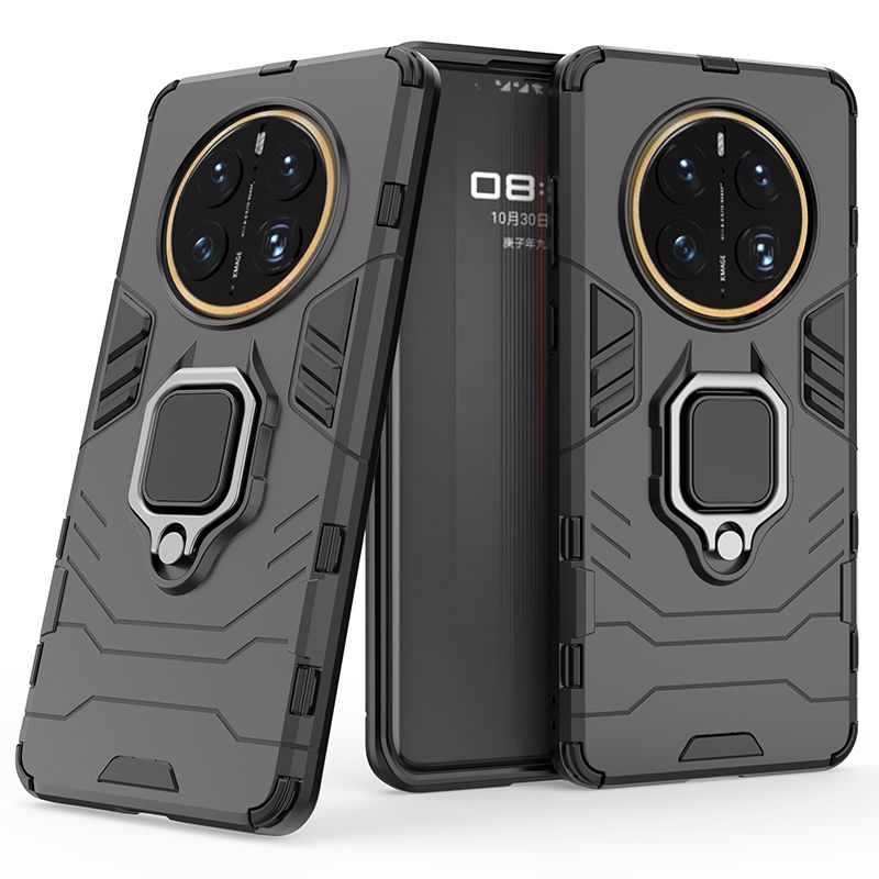 

Противоударный чехол с кольцом Panther Case для Huawei Mate 50 Pro (черный)