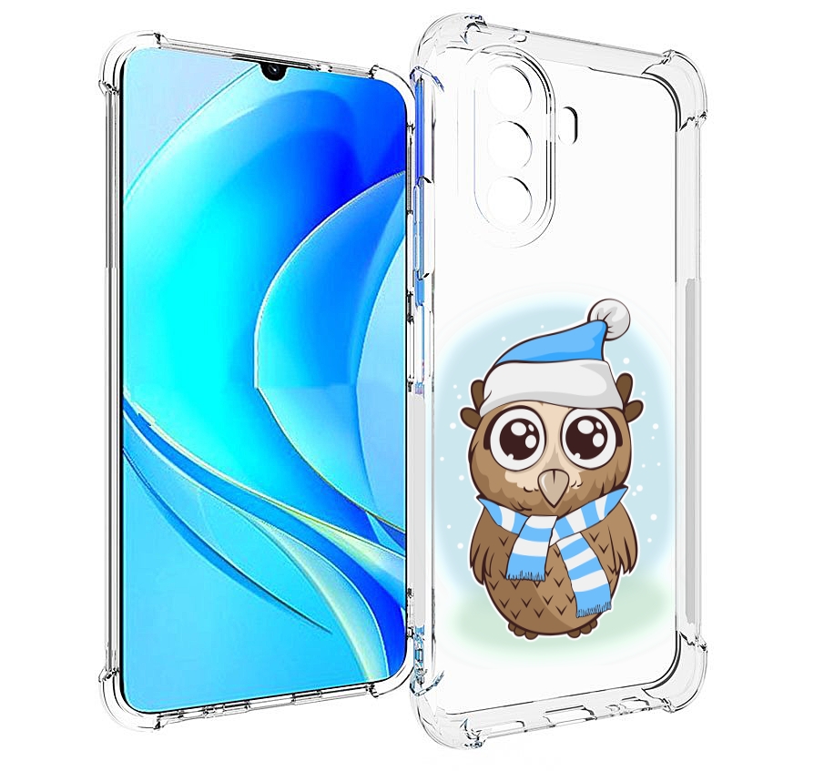 

Чехол MyPads сова-в-шарфике-и-шапке для Huawei Nova Y70 / Nova Y70 Plus (MGA-LX9N), Прозрачный, Tocco
