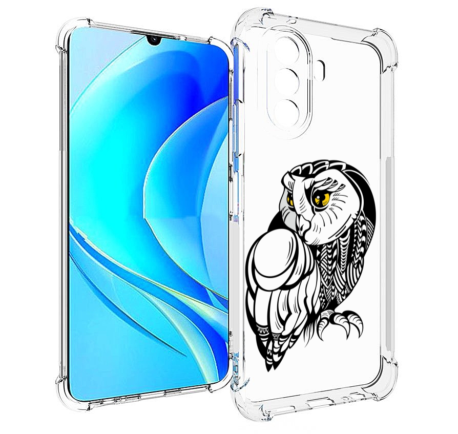 

Чехол MyPads сова-красотка для Huawei Nova Y70 / Nova Y70 Plus (MGA-LX9N), Прозрачный, Tocco