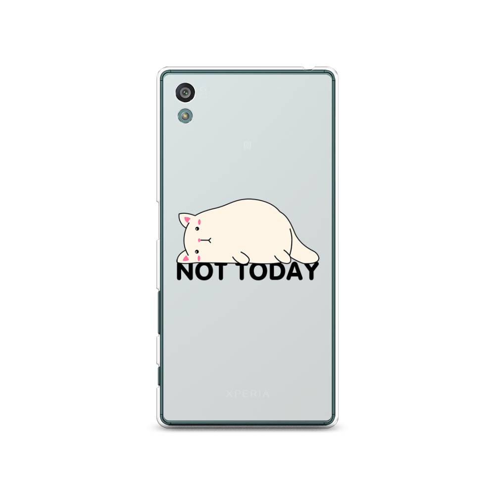

Чехол на Sony Xperia Z5 (Z5 Dual) "Cat not today", Белый;розовый;черный, 52150-1