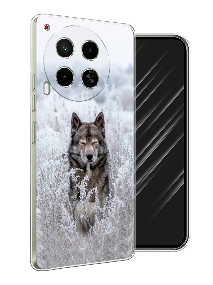 

Чехол Awog на Tecno Camon 30 5G "Волк в поле", Белый;черный, 305550-1