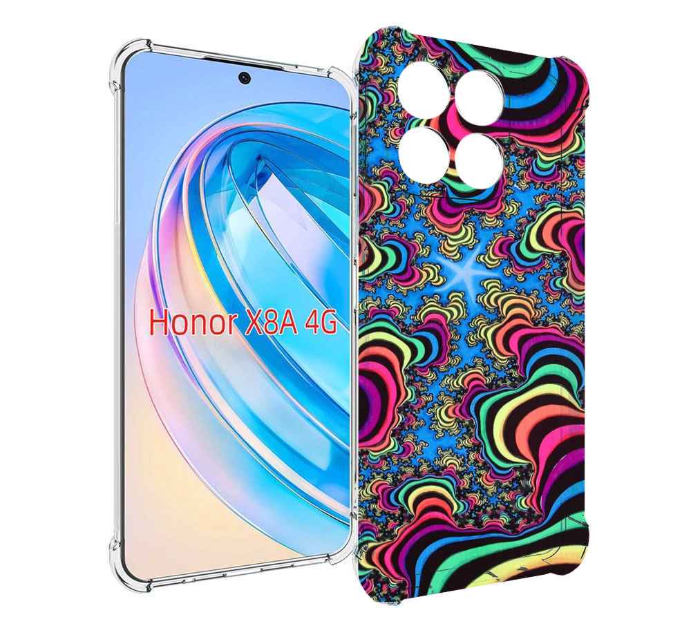 

Чехол MyPads щупальца иллюзия для Honor X8a, Tocco