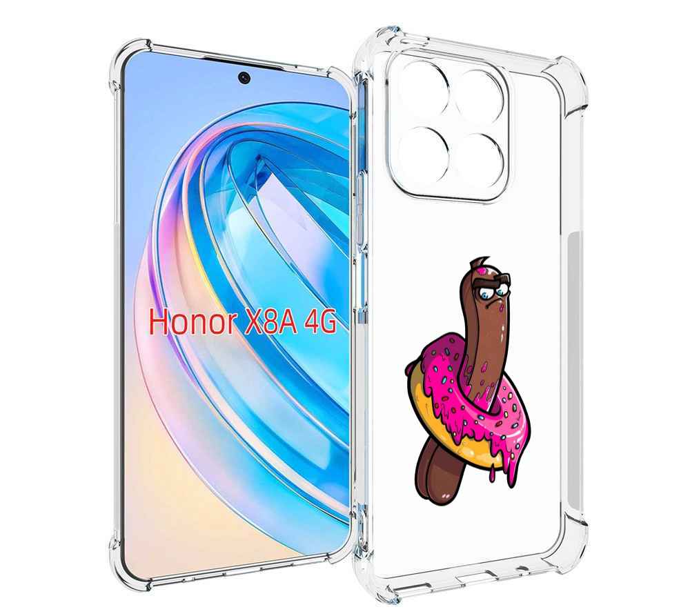 

Чехол MyPads эклер в пончике для Honor X8a, Tocco