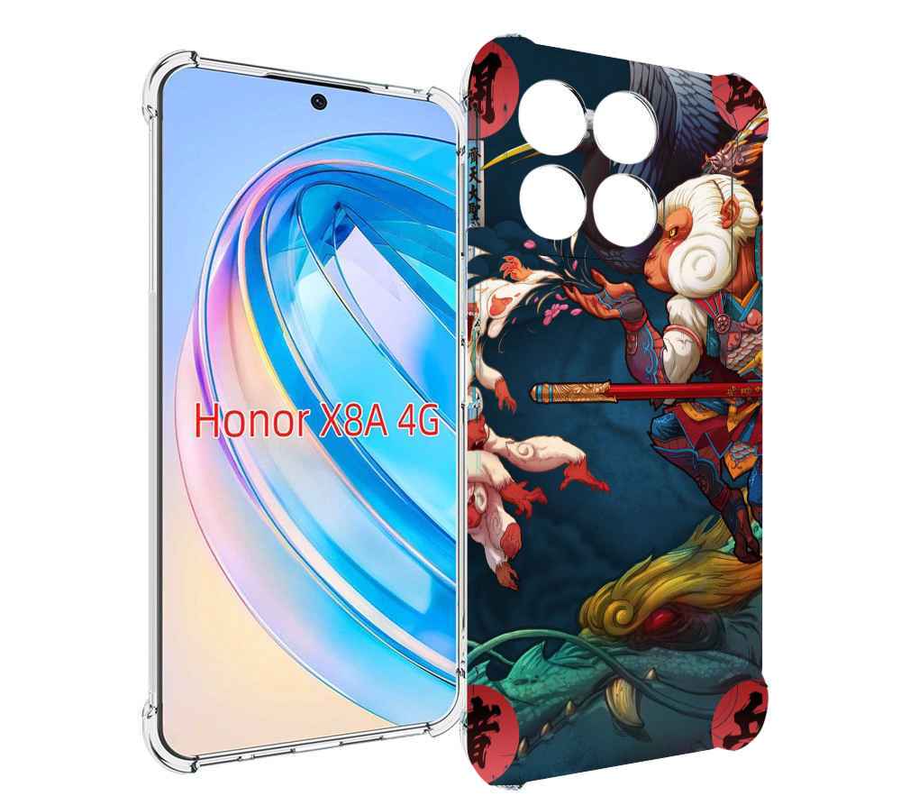 

Чехол MyPads японская обезьяна для Honor X8a, Tocco