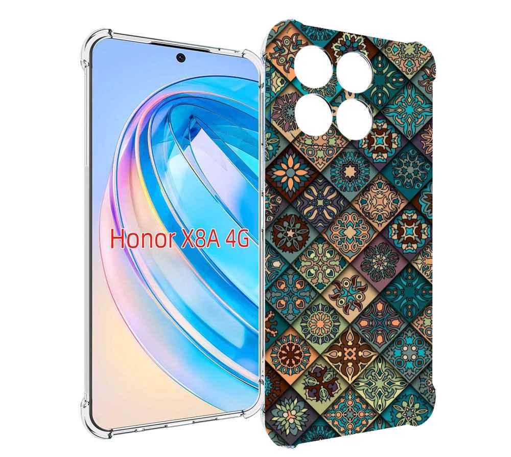 

Чехол MyPads ячейки с арнаментами для Honor X8a, Tocco