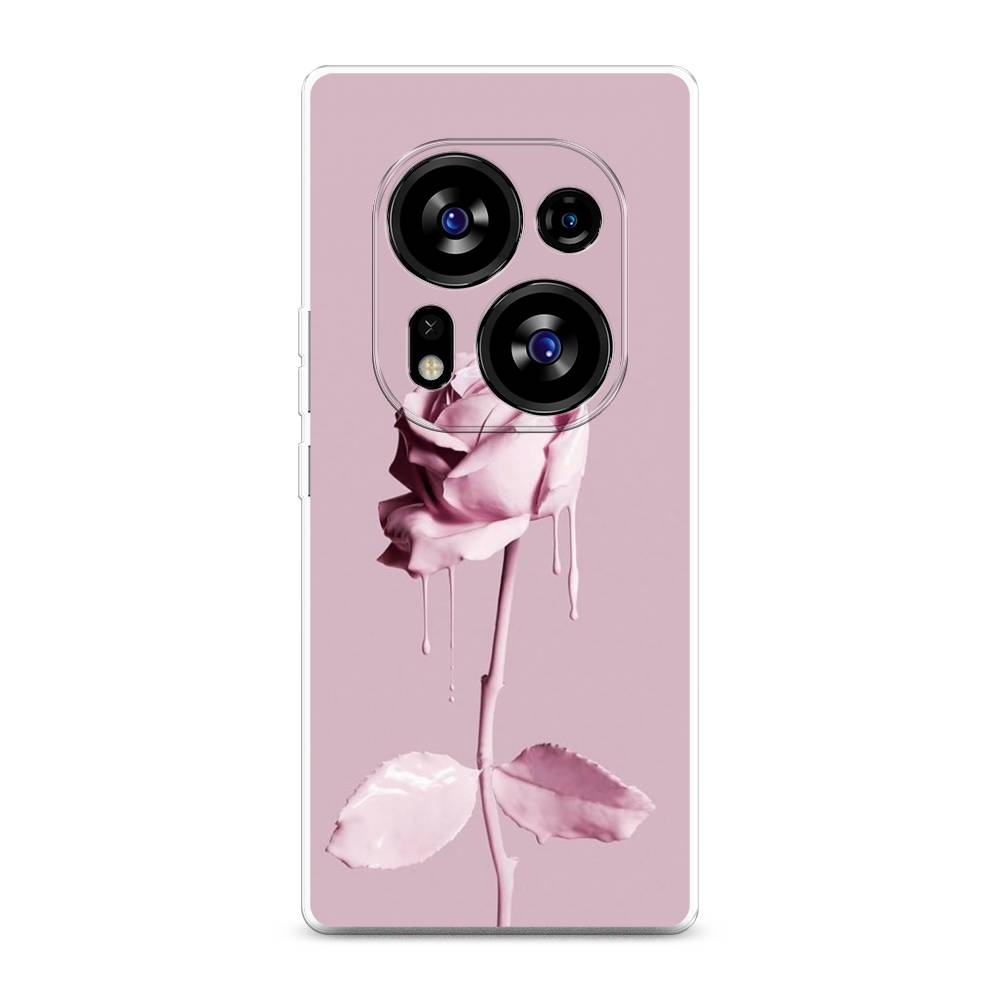 

Чехол Awog на Tecno Phantom X2"Роза в краске", Белый;розовый, 303350-8