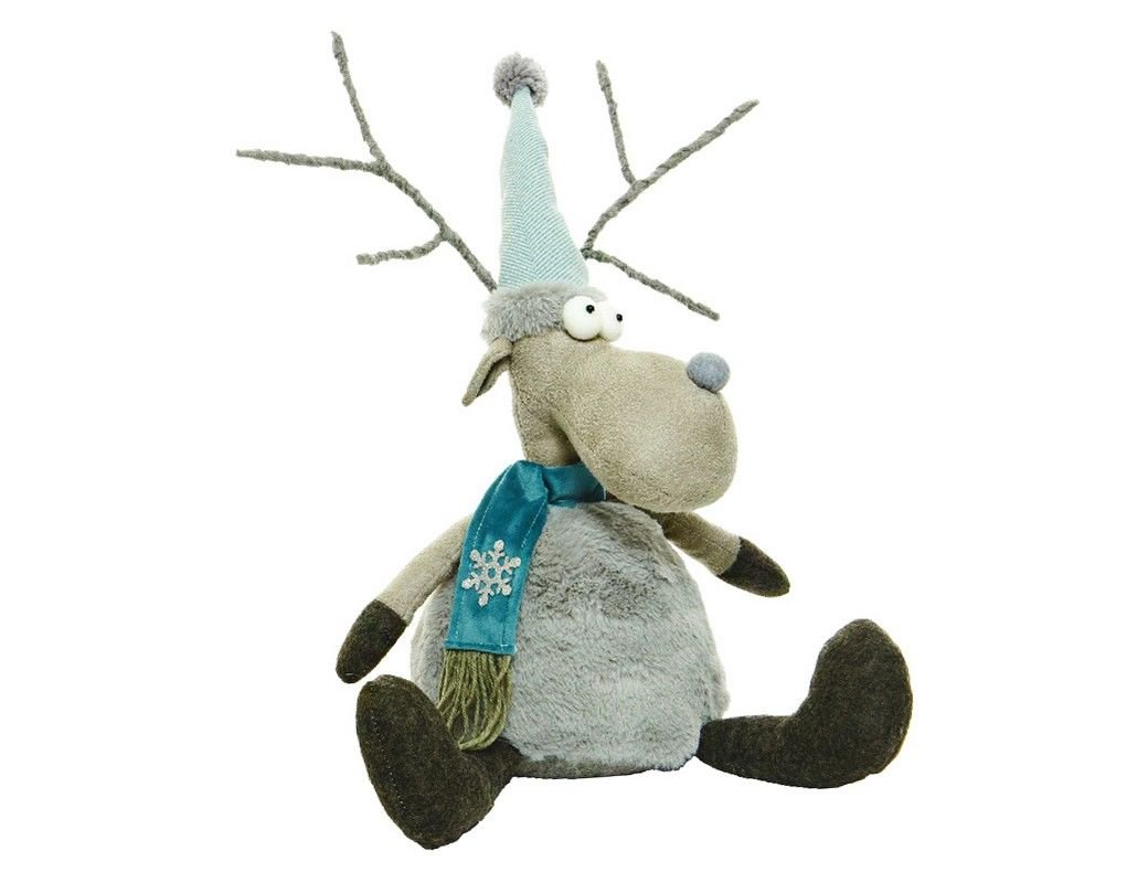 

Новогодняя фигурка олень Kaemingk Ивор 611709-1 1 шт., Разноцветный, Ивор