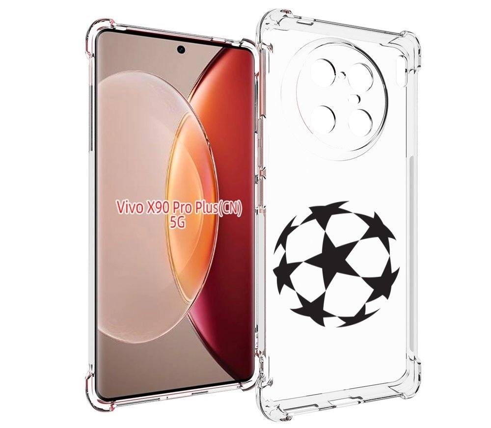 

Чехол MyPads Мячик для Vivo X90 Pro Plus, Прозрачный, Tocco