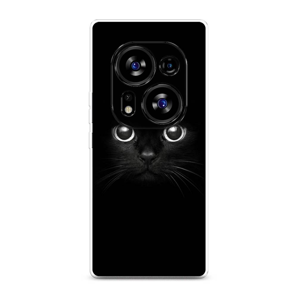

Чехол Awog на Tecno Phantom X2"Взгляд черной кошки", Черный, 303350-1