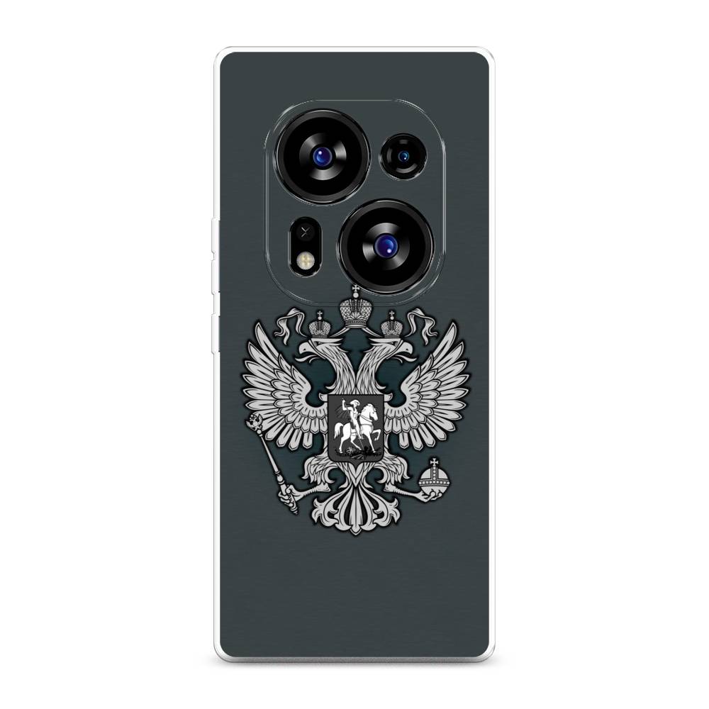 

Чехол Awog на Tecno Phantom X2"Герб России серый", 303350-5