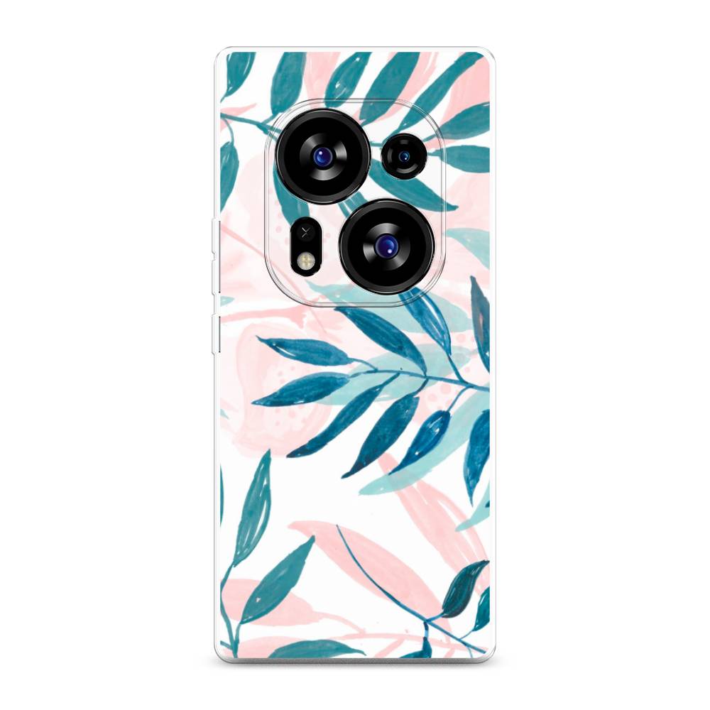 

Чехол Awog на Tecno Phantom X2"Акварельные веточки", Синий;зеленый;розовый, 303350-7