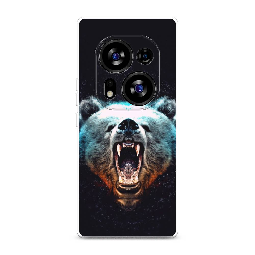 

Чехол Awog на Tecno Phantom X2"Медведь", Коричневый;голубой;черный, 303350-2