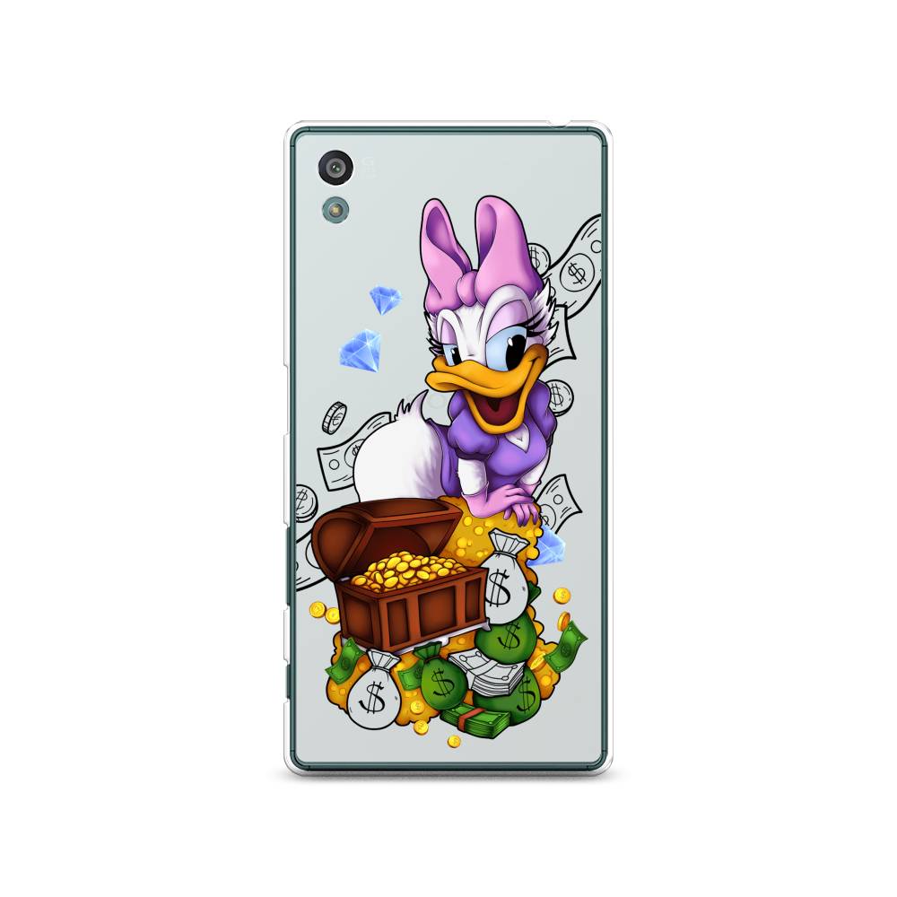 

Чехол на Sony Xperia Z5 (Z5 Dual) "Rich Daisy Duck", Коричневый;белый;фиолетовый, 52150-6