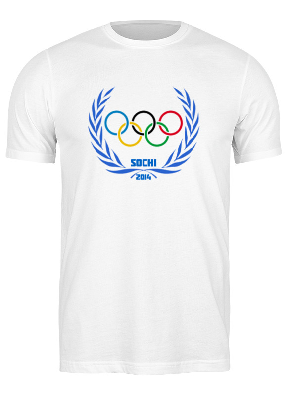 

Футболка мужская Printio Sochi 2014 белая XL, Белый, Sochi 2014