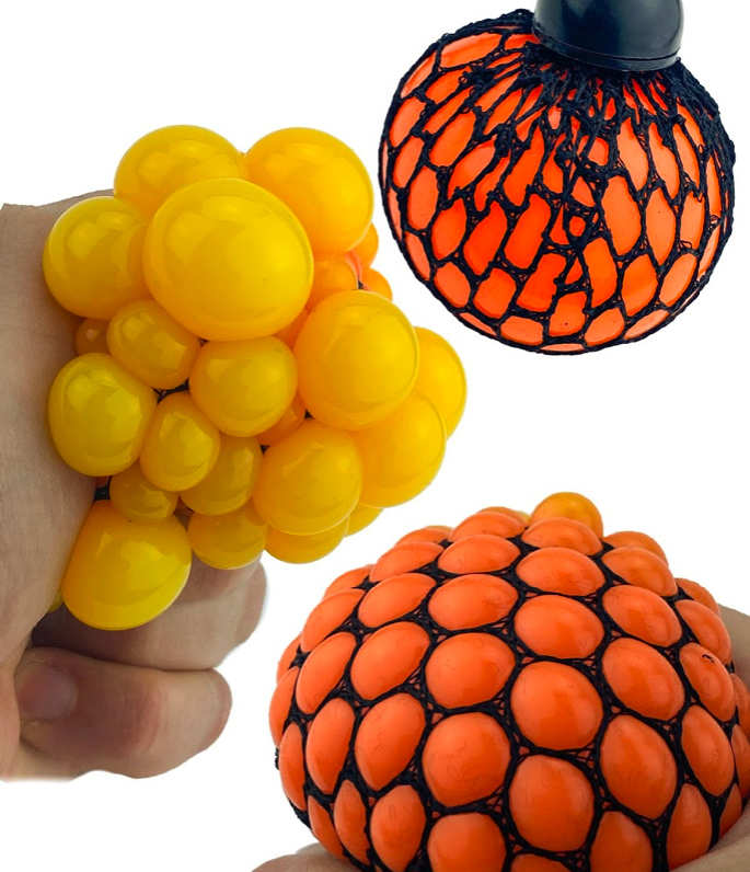 

Игрушка антистресс Жмялка (оранжевая)