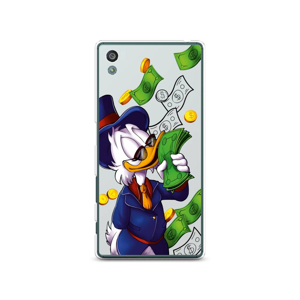

Чехол на Sony Xperia Z5 (Z5 Dual) "Scrooge McDuck with Money", Синий;зеленый;белый, 52150-6