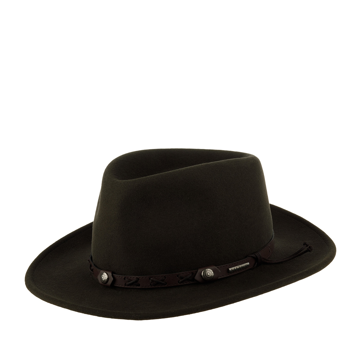 Шляпа унисекс Stetson 2718001 VAIL коричневая, р.63