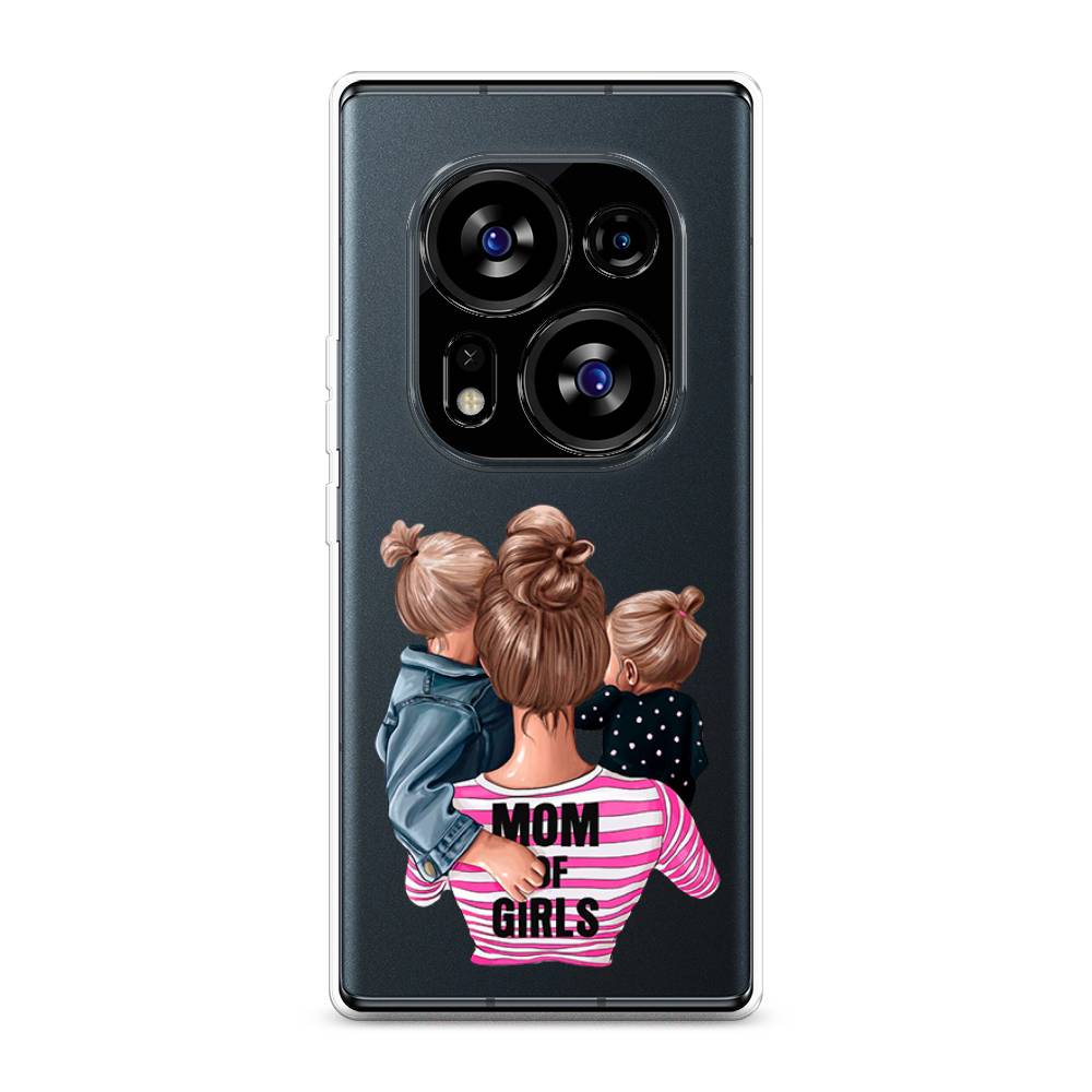 

Чехол Awog на Tecno Phantom X2"Mom of Girls", Разноцветный, 303350-6