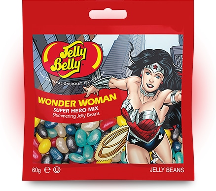 Драже Jelly Belly Super Hero Wonder Woman Таиланд 60 грамм Упаковка 12 шт