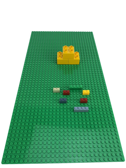 

Пластина для конструктора Baseplate , 45x22 см, XXL (зелёная)