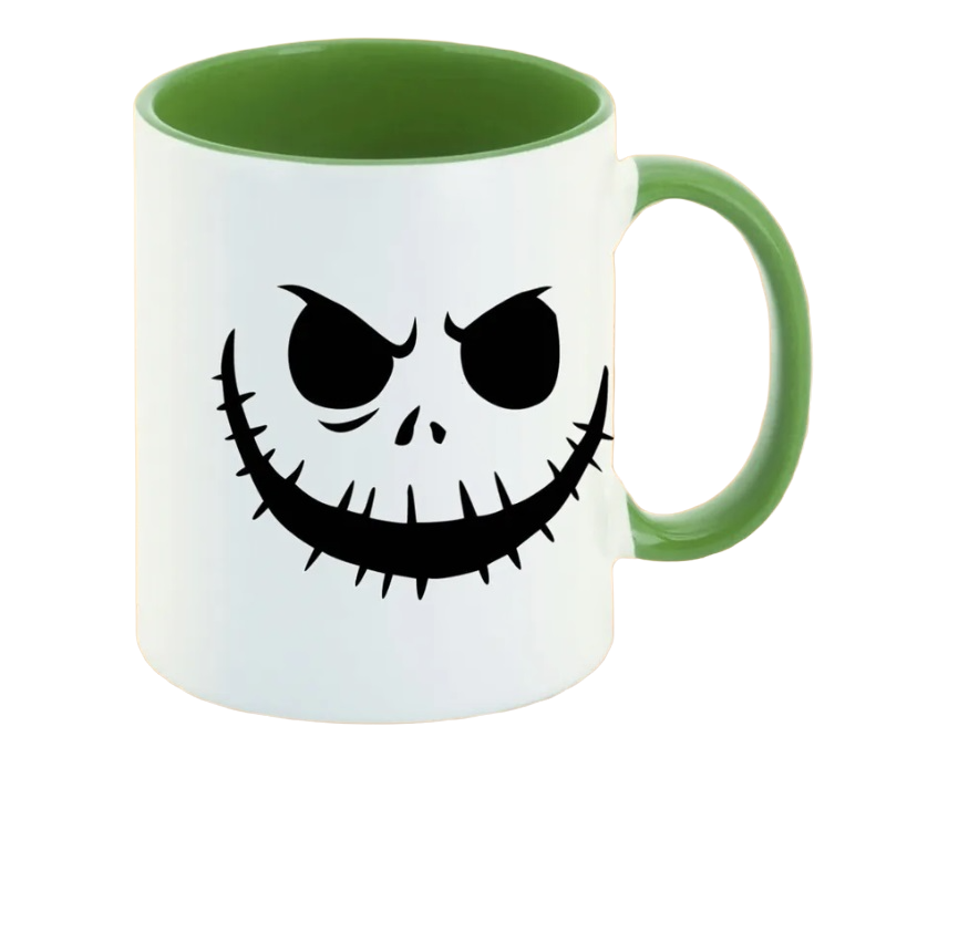 

Кружка CoolPodarok Halloween Джек ЧБ