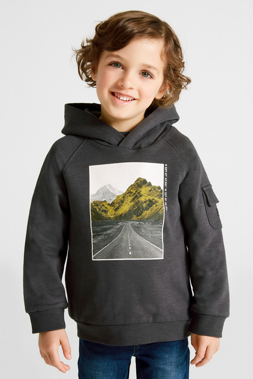 

Худи детское Mayoral 4452/23, черный, р. 128, 4452/23