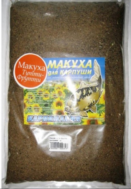 

Жмых Карпомания Макуха 1000 г, тутти-фрутти, Зеленый, Макуха