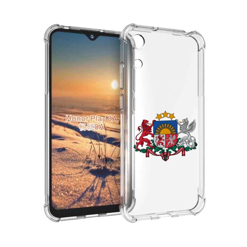 

Чехол бампер MyPads герб-латвии для Honor 8A, Прозрачный, Tocco