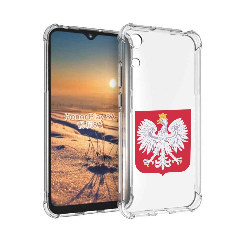 

Чехол бампер MyPads герб-польши для Honor 8A, Прозрачный, Tocco