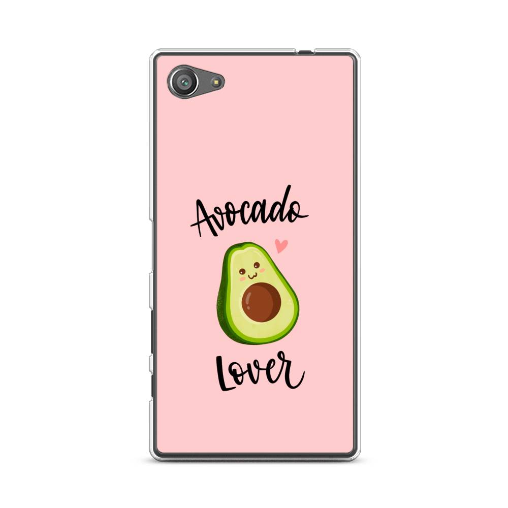 

Чехол для Sony Xperia Z5 compact "Avocado lover", Розовый;зеленый, 52250-6