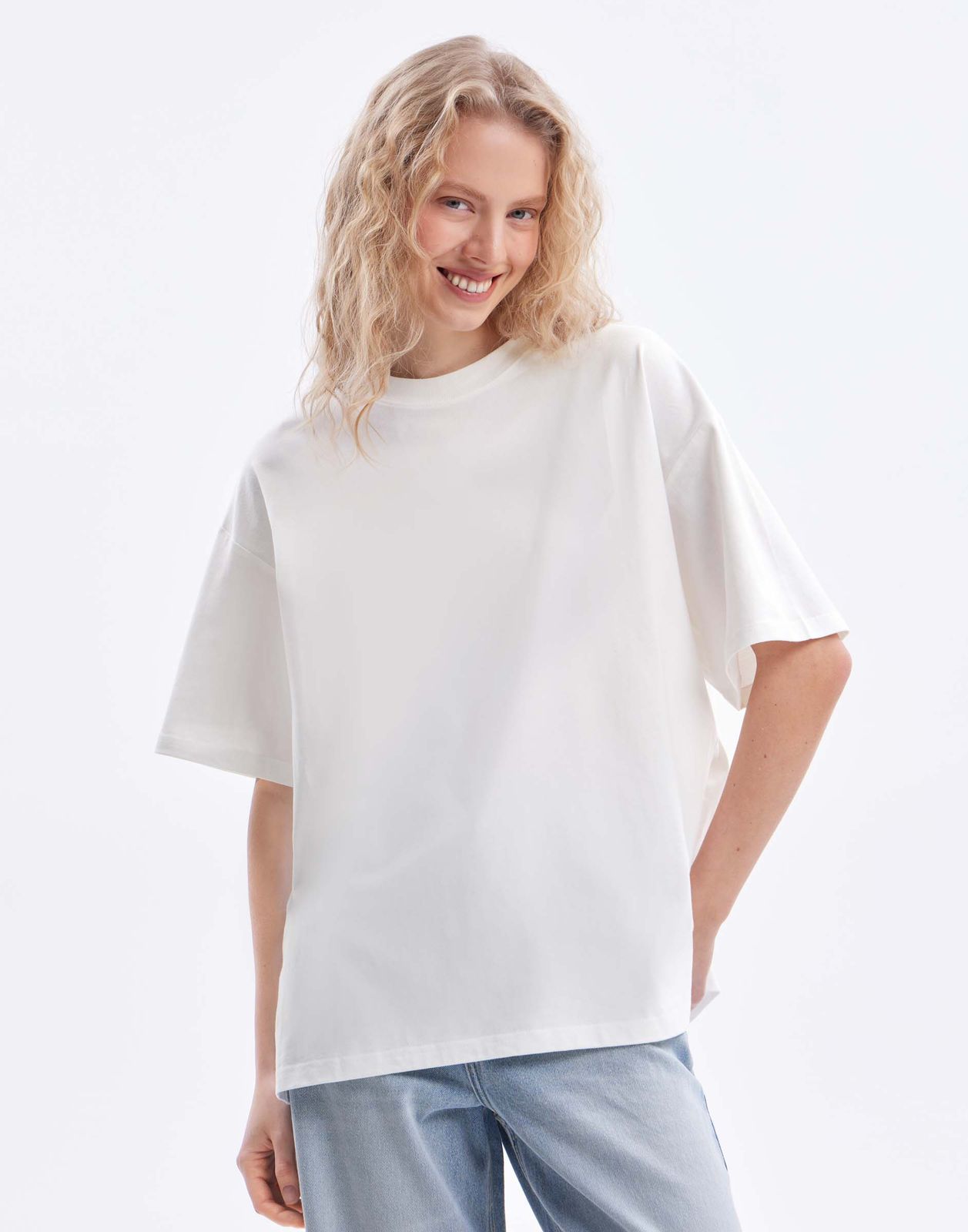 

Футболка женская Gloria Jeans GKT027369 молочный XXS-XS/164, Белый, GKT027369
