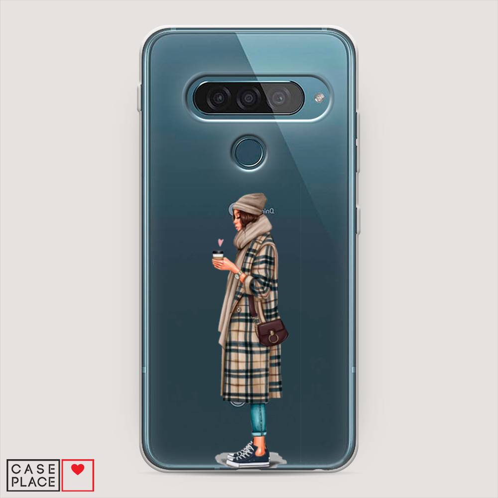 

Чехол на LG G8s ThinQ "Утренний кофе", Коричневый;бежевый, 84050-6