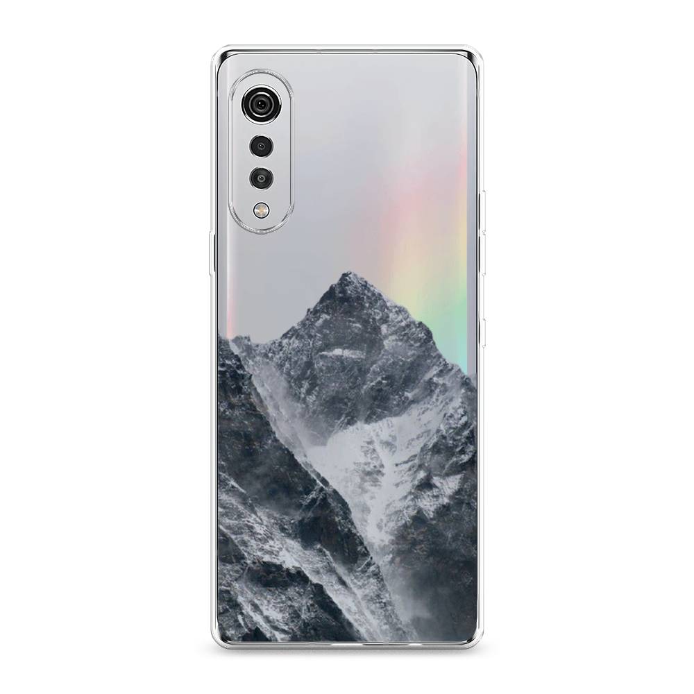 

Чехол на LG Velvet 4G "Горы арт 4", Серый;бежевый, 84450-2