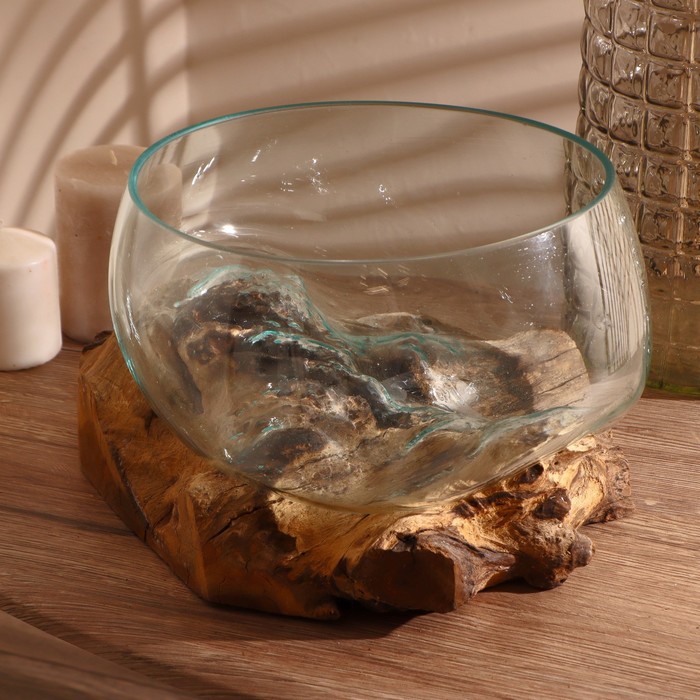 

Вазон на коряге "Акуа" 35х40х25 см, Indonesian style