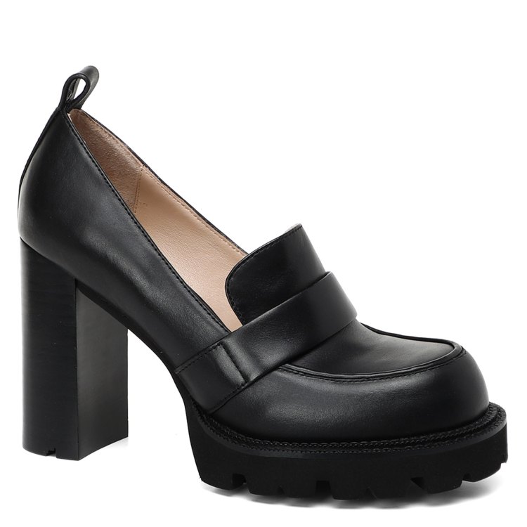 

Лоферы женские Tendance GD016-18 черные 39 EU, Черный, GD016-18