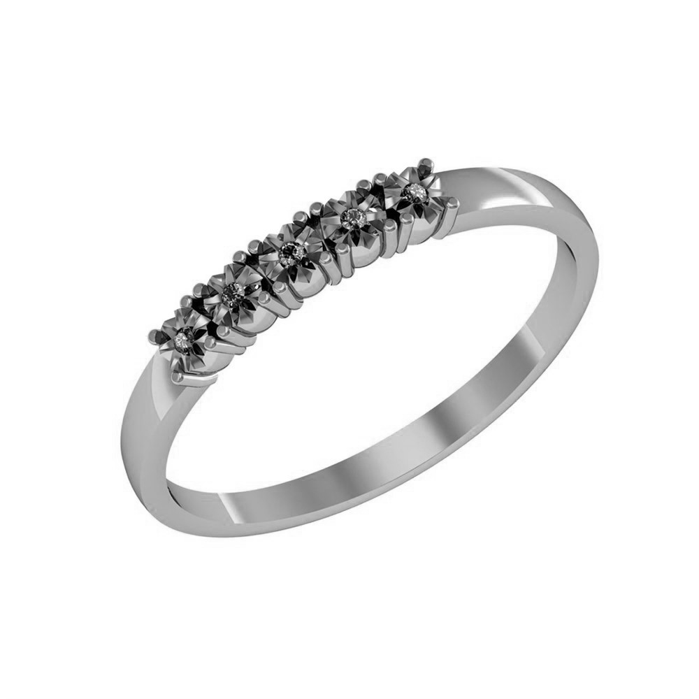 

Кольцо из серебра р. 19,5 ПРИВОЛЖСКИЙ ЮВЕЛИР 281852-BR, бриллиант, 281852-BR