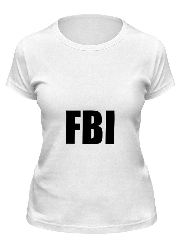 

Футболка женская Printio Fbi фбр белая XL, Белый, Fbi фбр