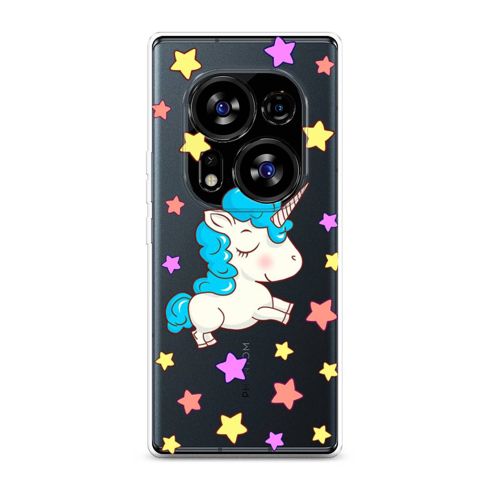 

Чехол Awog на Tecno Phantom X2"Звездный единорог", Голубой;фиолетовый;желтый, 303350-2