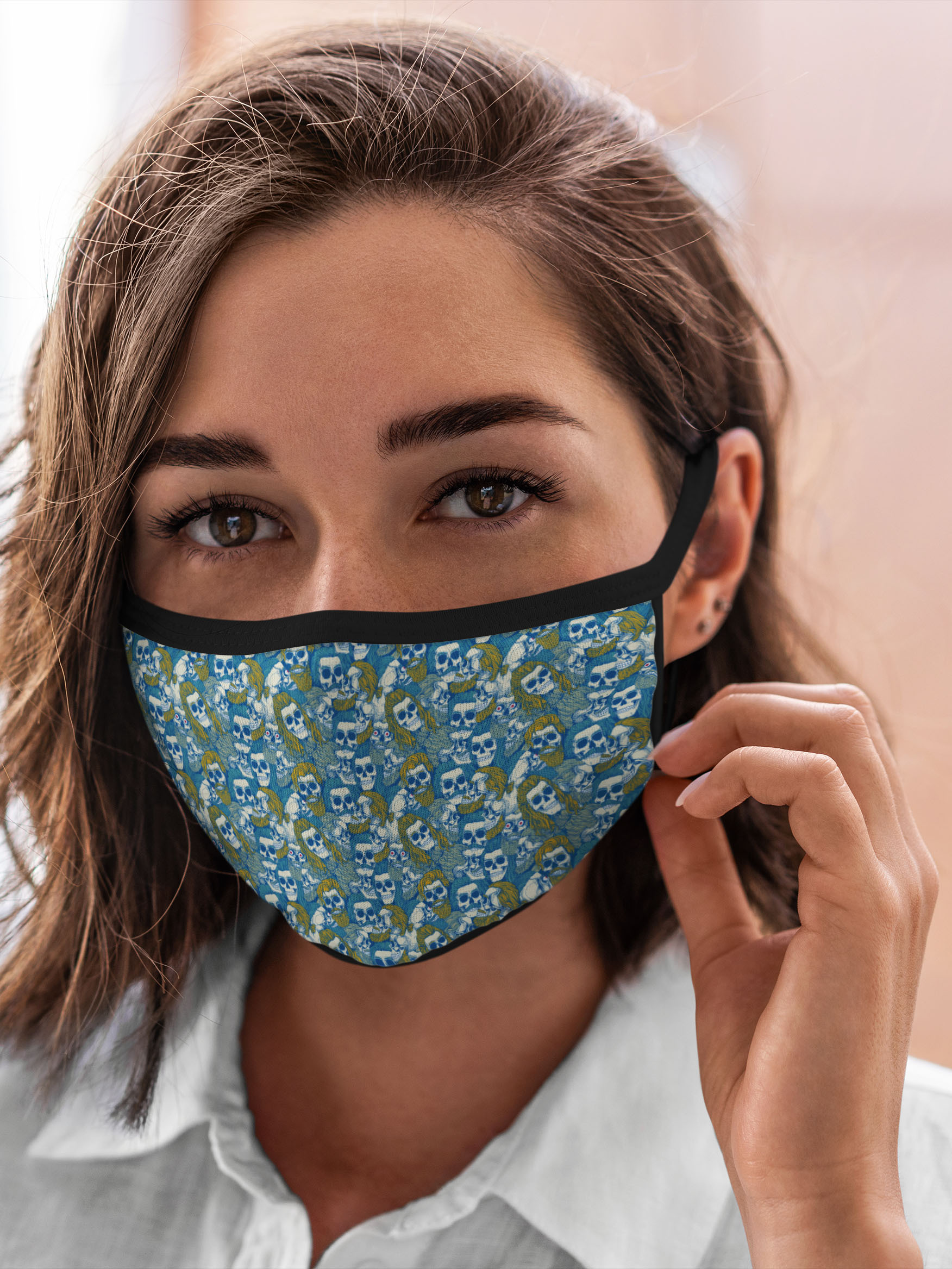 

Многоразовая маска унисекс Burnettie Хэллоуин Стильные Мертвецы, Разноцветный, Хэллоуин Стильные Мертвецы