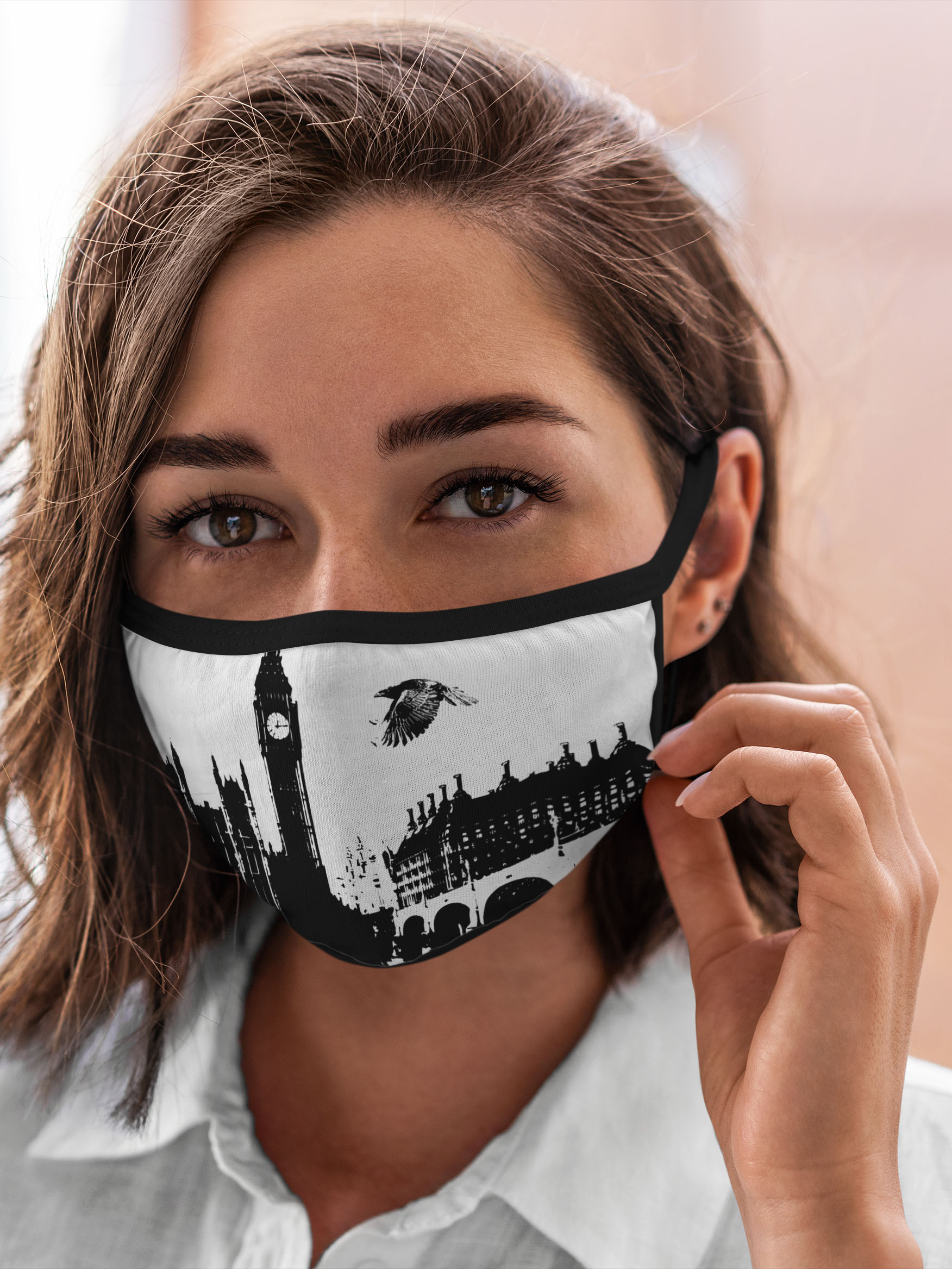 

Многоразовая маска унисекс Burnettie Другие Город, Разноцветный, Другие Город