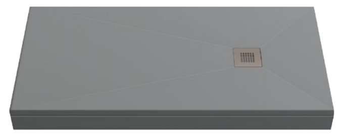 

Душевой поддон Creto Ares 120x80 см 1-0001, серый