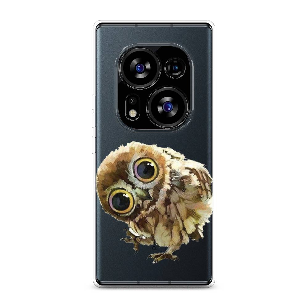 

Чехол Awog на Tecno Phantom X2"Любопытный совенок", Коричневый;белый;прозрачный, 303350-1