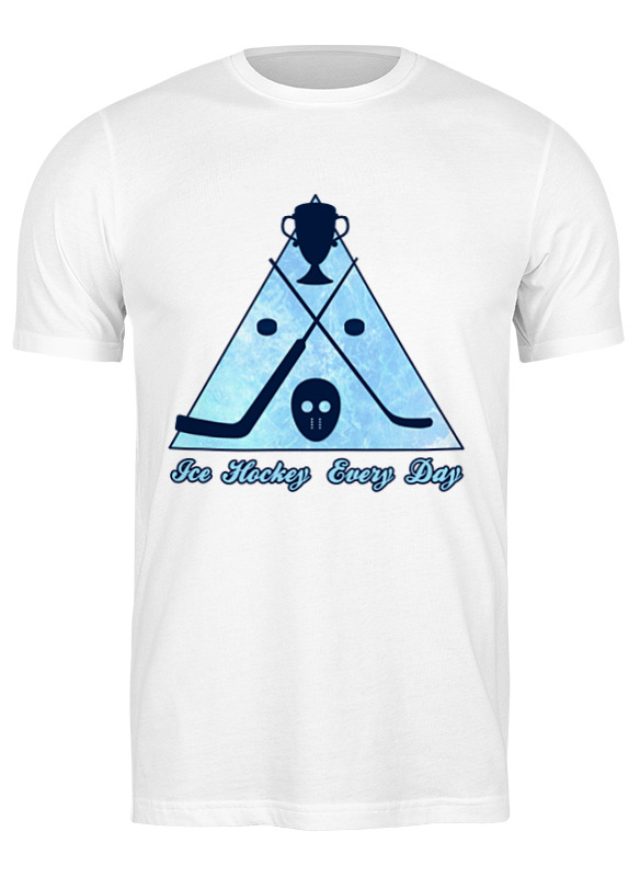 

Футболка мужская Printio Ice hockey белая XL, Белый, Ice hockey