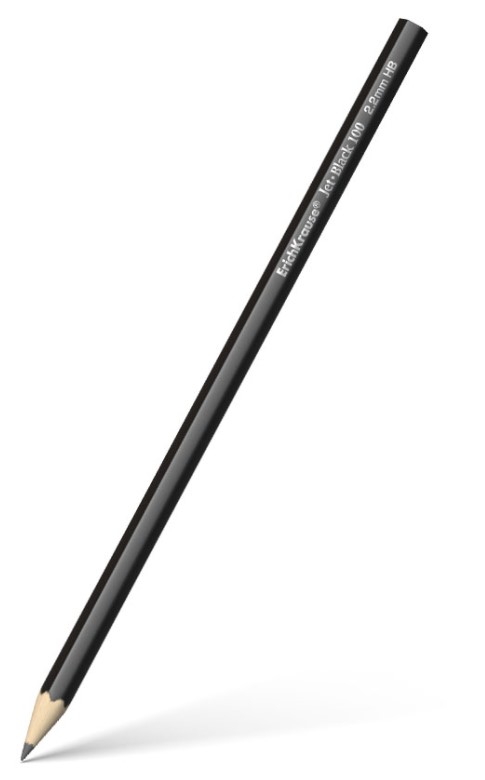 

Чернографитный шестигранный карандаш ErichKrause Jet Black 100 HB (в тубусе по 42 шт.)