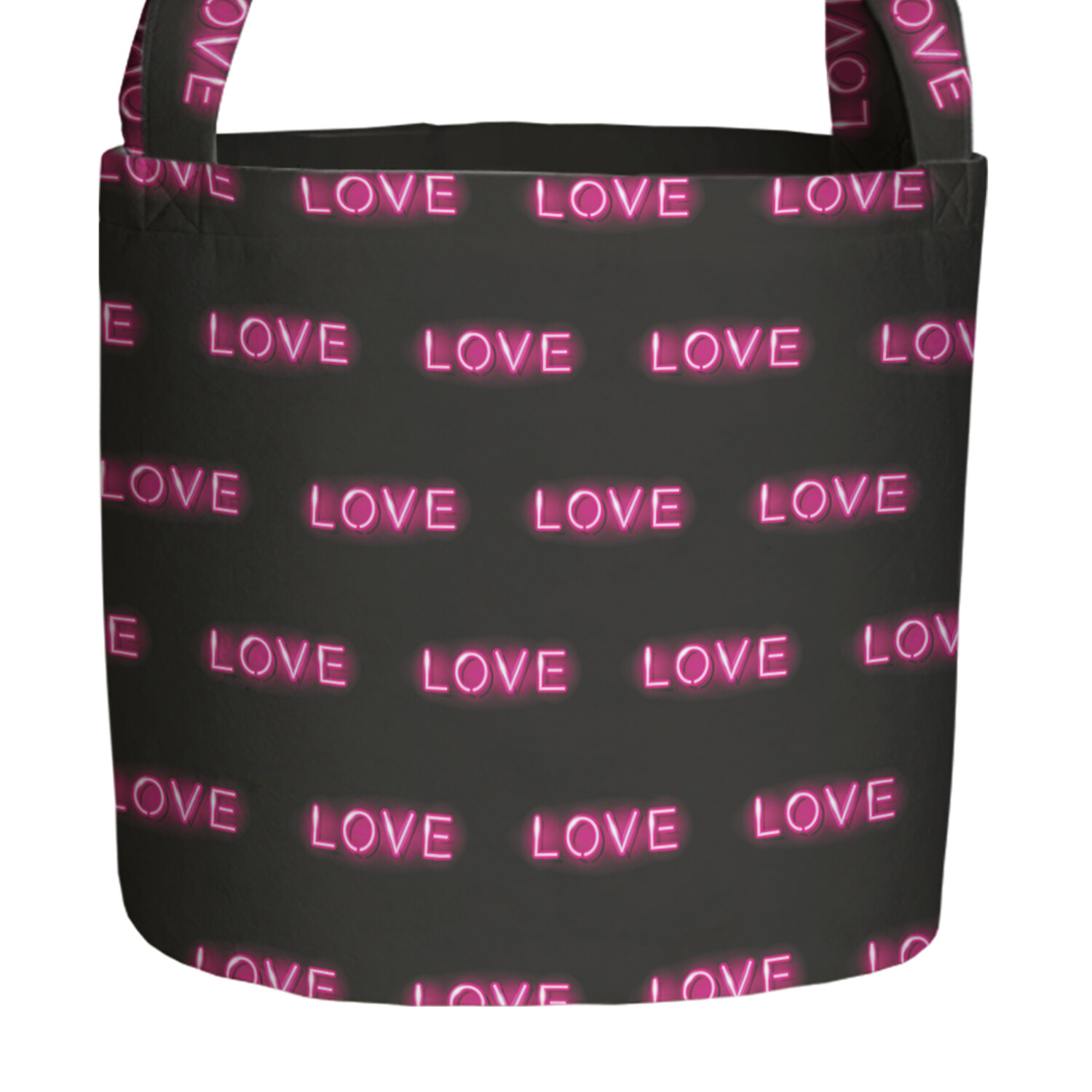 

Корзина для игрушек и белья, мягкий органайзер JoyArty love 35х35 см, love