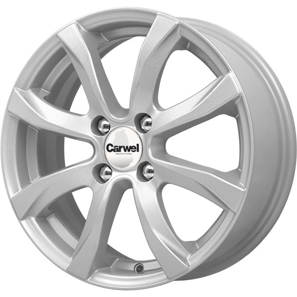 

Колесный диск Carwel Омикрон 110 (SB) 6xR15 ET30 4*108 D65.1, Серебристый
