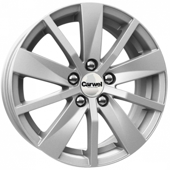 

Колесный диск Carwel Имлес 165 (SB) 6xR15 ET43 5*100 D57.1, Серебристый