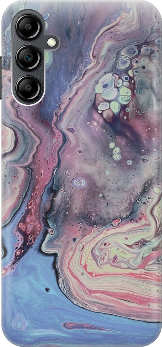 

Силиконовый чехол на Samsung Galaxy A14 "Разноцветный мрамор", Голубой;желтый, 158790