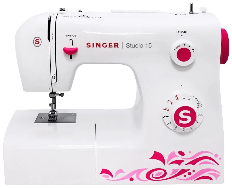 Швейная машина Singer Studio 15 белый, розовый оверлок singer s010l белый